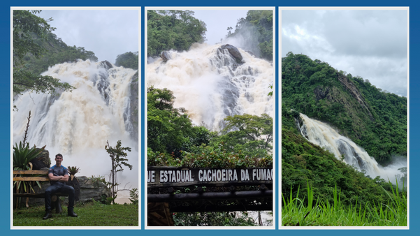 Cachoeira da Fumaça em Alegre