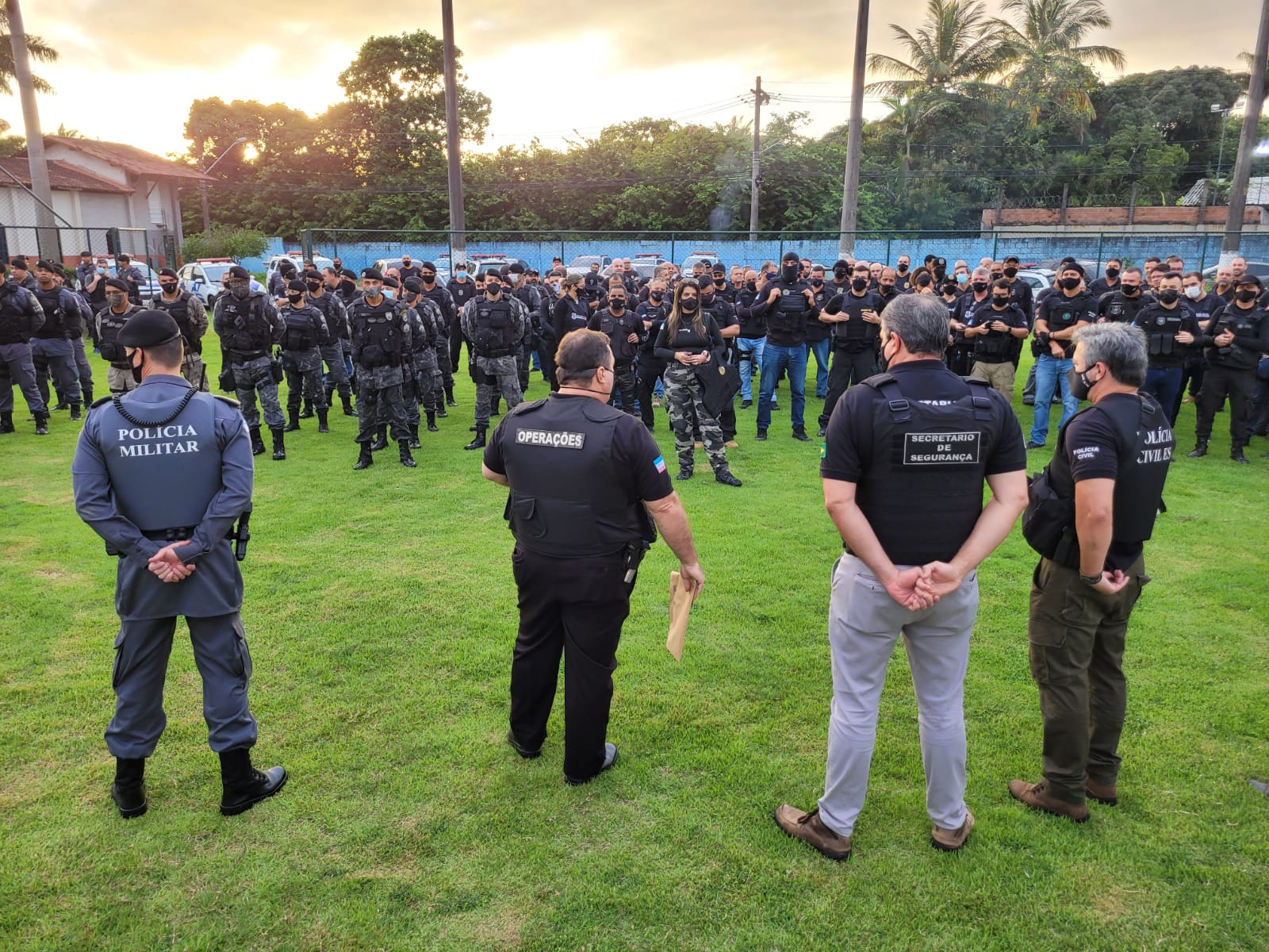 Forças de segurança do ES deflagram operação contra o tráfico na Serra. Crédito: Polícia Federal