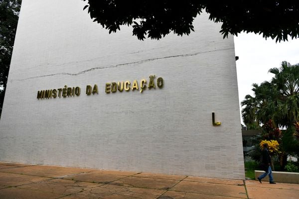 O ministério da Educação, em Brasília