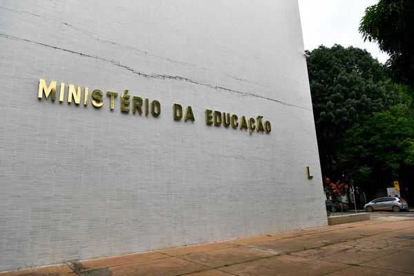 O ministério da Educação, em Brasília