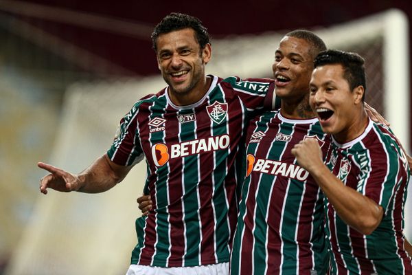 Fred marcou o gol solitário que garantiu o triunfo do Fluminense sobre o Internacional