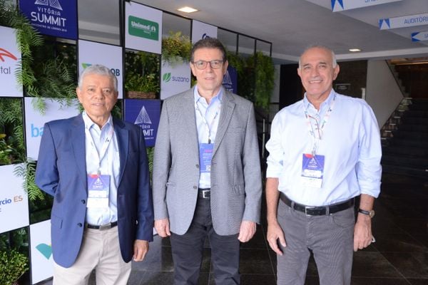 José Armando Campos, Luiz Wagner Chieppe e Abdo Chequer por Arthur Louzada