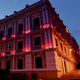 Palácio Anchieta iluminado para a campanha Outubro Rosa em 2018