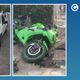 batida entre carro e moto deixa motociclista ferido em Venda Nova do Imigrante