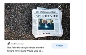 Passando a Limpo: É falso que jornal The Washington Post publicou manchete elogiando Bolsonaro