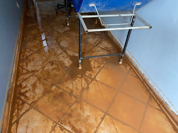 A cabeleireira Oni Calil teve a casa alagada pela enxurrada em Mimoso do Sul por Thales Rodrigues