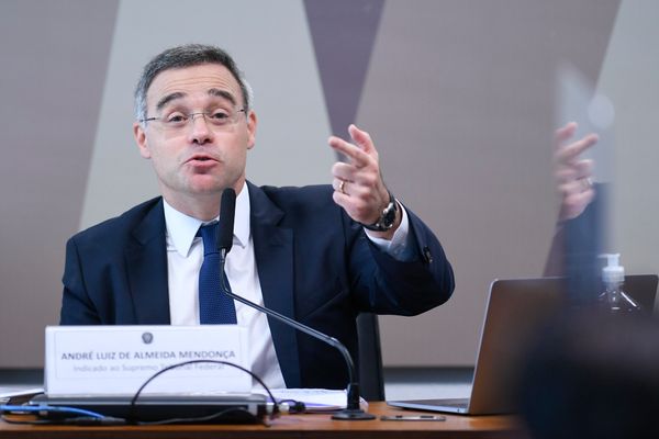 André Mendonça em sabatina na CCJ do Senado