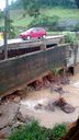 Chuva causa estragos em ponte em Alfredo Chaves(Defesa Civil)