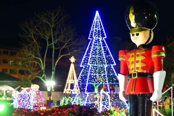 Decoração de natal em Domingos Martins