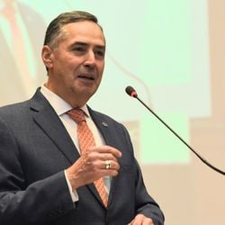 O ministro do STF discursou, na manhã deste sábado (14), a uma plateia de alunos brasileiros no Reino Unido, na abertura do Brazil Forum UK 2025