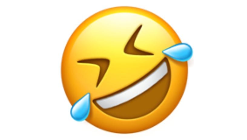 Emoji chorando de rir