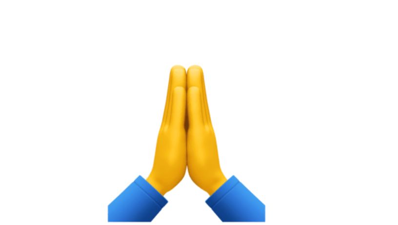 Emoji mãos juntas