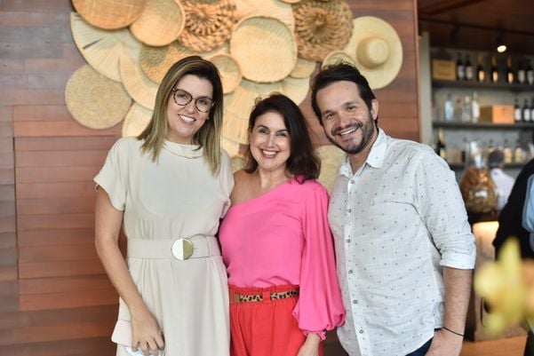 Marília Pimentel, Renata Rasseli e Saulo Malbar