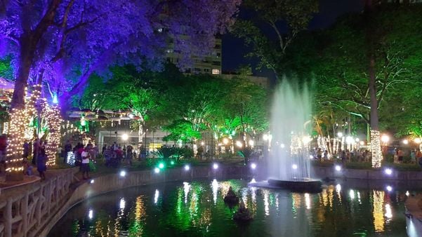 Inauguração da Vila do Papai Noel no Parque Moscoso por Carlos Alberto Silva