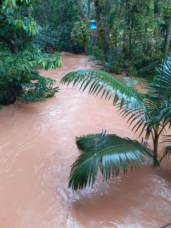 Forte chuva atinge Santa Maria de Jetibá por Dionatam Sic