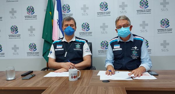 Nésio Fernandes e Luiz Carlos Reblin concederam coletiva de imprensa nesta terça (7)