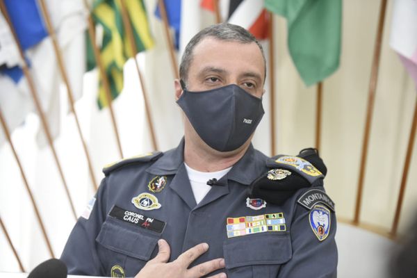 Coronel Douglas Claus, comandante-geral da PMES