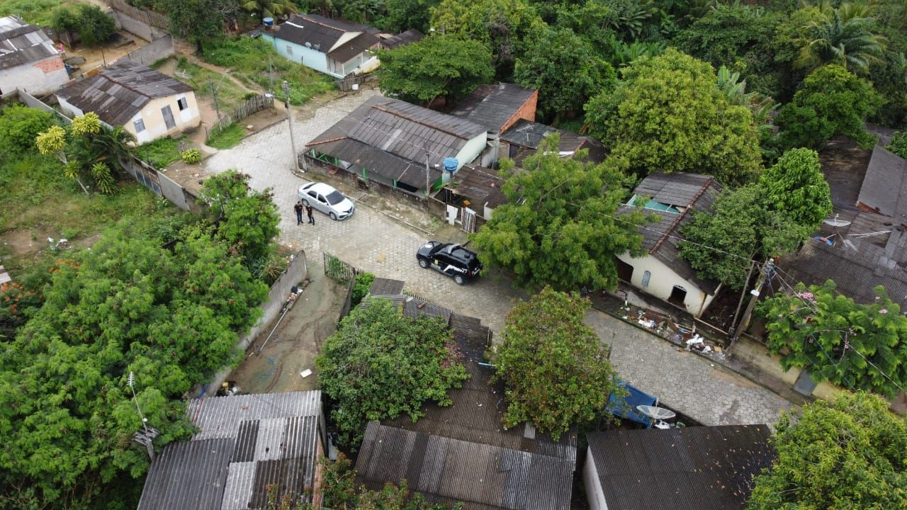 Operação de Saturação, com objetivo de combater o tráfico em Jaguaré, terminou com dois presos na quarta (8). Crédito: Divulgação | PCES