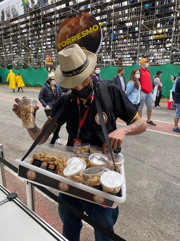 Levando a tradicional Torrespoca, a marca fez sucesso entre o público. 