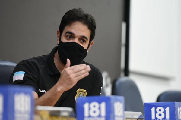 Delegado titular da DSP, delegado Gianno Trindade por Fernando Madeira