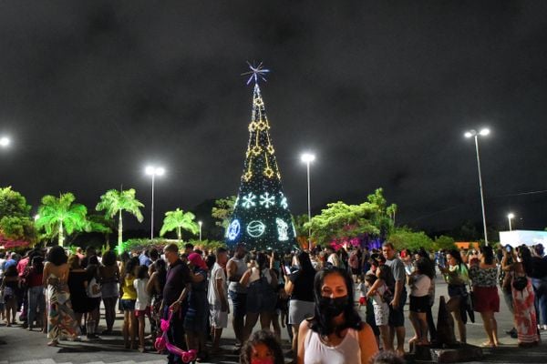 Inauguração da iluminação no Parque da Cidade, na Serra