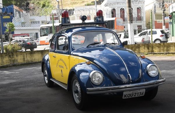 O Fusca 1974, faz parte da frota da PRF-ES e carinhosamente é chamado de Rayovac, em alusão às cores da famosa marca de pilhas  por Fernando Madeira