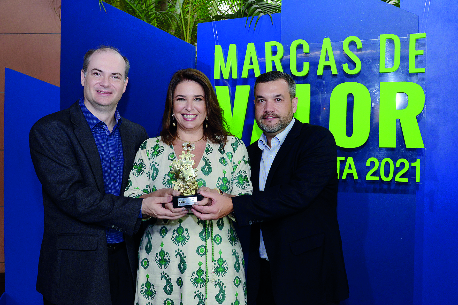 Prêmio Marcas de Valor 2021 - Eduardo Zanandrea, Karla Toribio Pimenta e Sebastião Barboza - Hospital Unimed