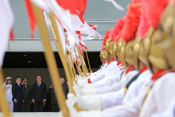 Presidente Jair Bolsonaro na Cerimônia da Grande Substituição da Guarda Presidencial