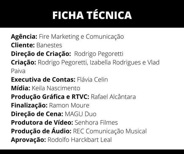 Ficha técnica - Campanha Banestes e Fire Marketing e Comunicação