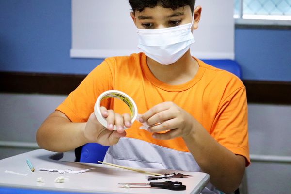 Feira Integrada da Escola Monteiro é realizada anualmente. Imagens de antes da pandemia. por Talita Vieira/Divulgação Monteiro