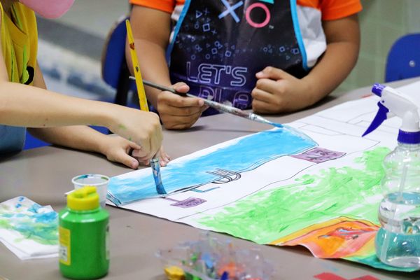 Feira Integrada da Escola Monteiro é realizada anualmente. Imagens de antes da pandemia. por Talita Vieira/Divulgação Monteiro