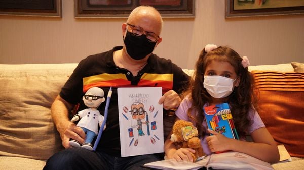  Catarina e Amarildo trocaram presentes no encontro por Fernando Madeira
