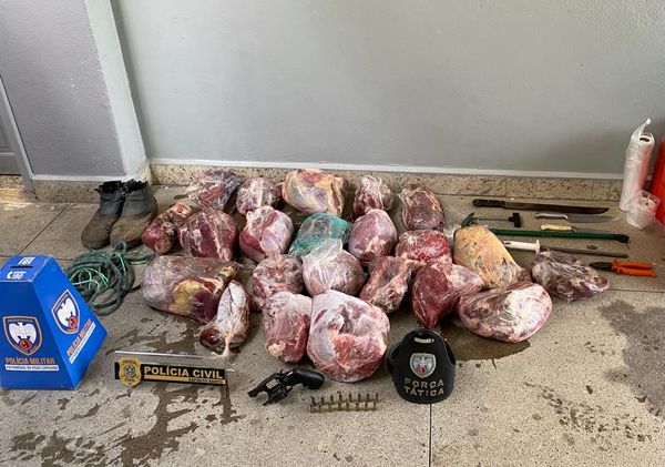 Carne encontrada em congelador de suspeito em Nova Venécia