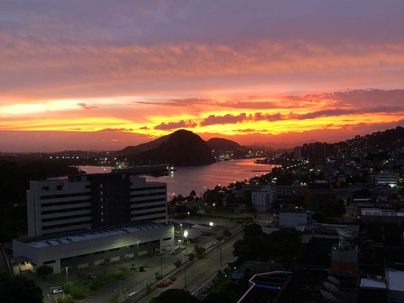 Entardecer de Natal - 2021 por Elaine Ferreira