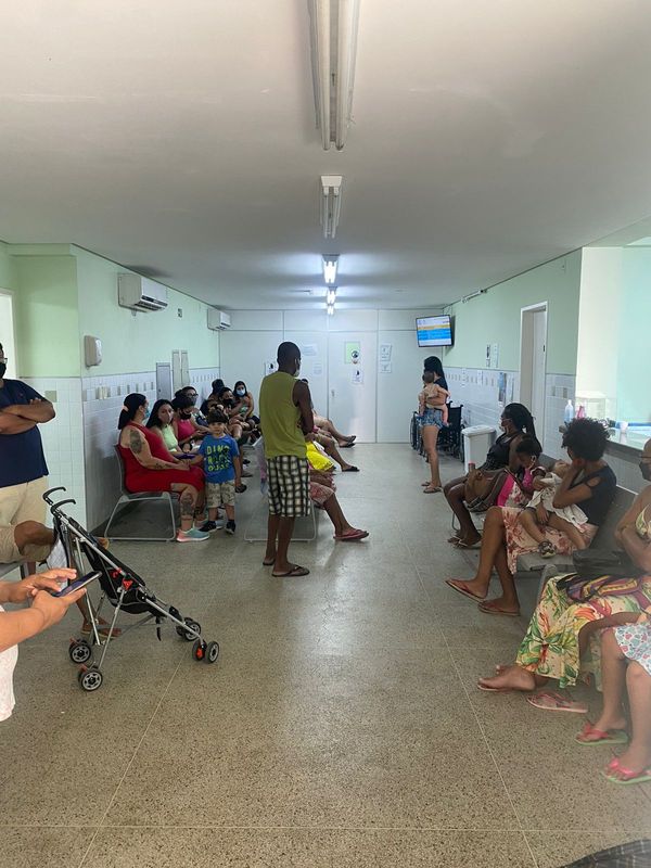 Atendimento precário no PA de São Pedro, em Vitória, no Natal 2021