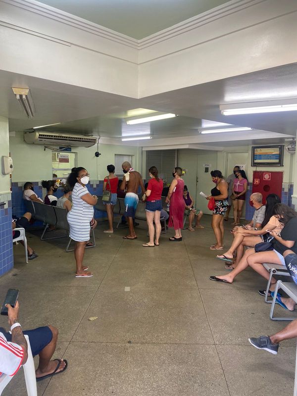 Atendimento precário no PA de São Pedro, em Vitória, no Natal 2021