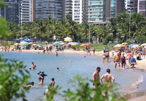 O verão começou oficialmente no último dia 21 e, neste domingo (26), o fotógrafo de A Gazeta Carlos Alberto Silva registrou o movimento nas praias