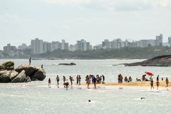 Praia de Setiba em Guarapari