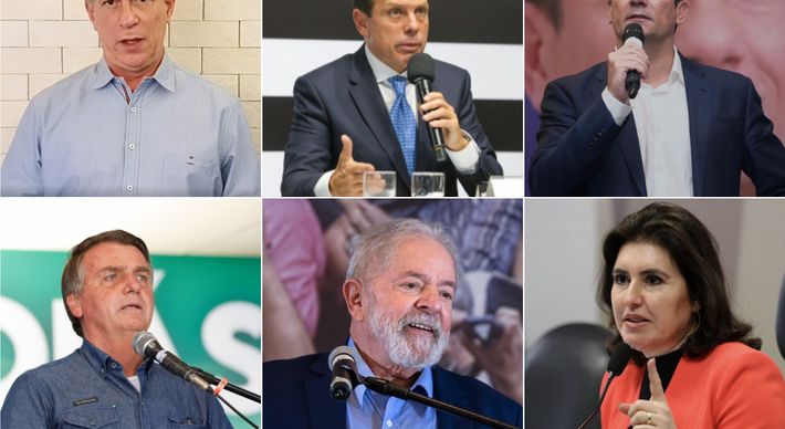 Ciro Gomes, Moro, Bolsonaro, Lula, Doria, Simone Tebet e outros. A lista é grande, mas nem todos vão se viabilizar. Confira a lista de quem já se apresenta como pré-candidato