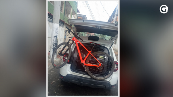 Bicicleta roubada foi recuperada no bairro Ilha dos Ayres, em Vila Velha, na tarde desta quarta-feira (29)
