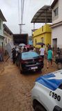 Os policiais militares do 3º Batalhão estiveram em São José do Calçado para prestar apoio à população(Divulgação | 3° BPMES)