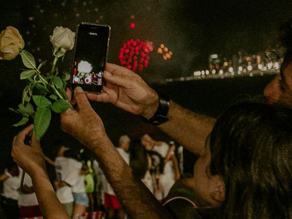 Queima de fogos em Vila Velha no Réveillon 2022 por Adessandro Reis/Divulgação PMVV