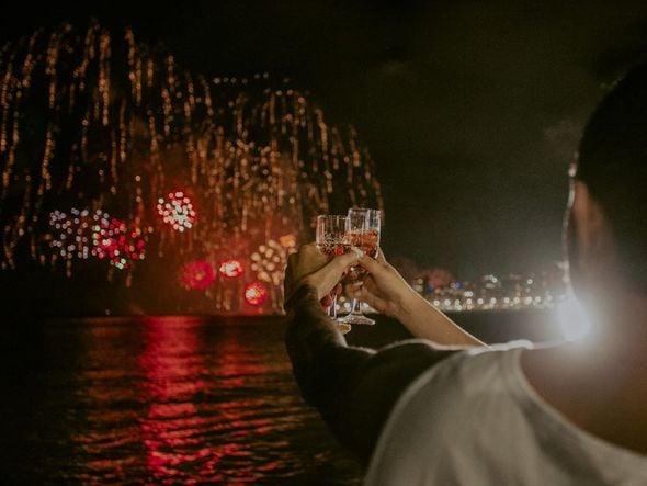 Queima de fogos em Vila Velha no Réveillon 2022 por Adessandro Reis/Divulgação PMVV