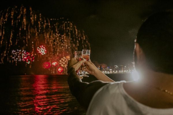 Queima de fogos em Vila Velha no Réveillon 2022