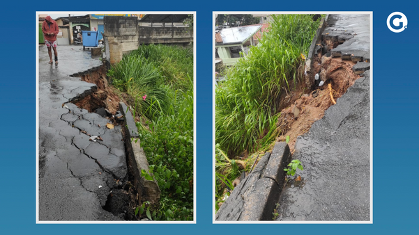 Vídeos: chuva forte causa alagamentos em cidades no Sul do ES