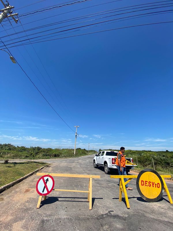 Com cheia de rio, rodovia no interior de Itapemirim é interditada por Leonai Gomes /PMI