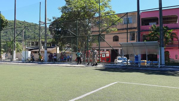 Homem de 37 anos foi resgatado pelo Notaer no Mestre Álvaro, na Serra por Divulgação/Notaer
