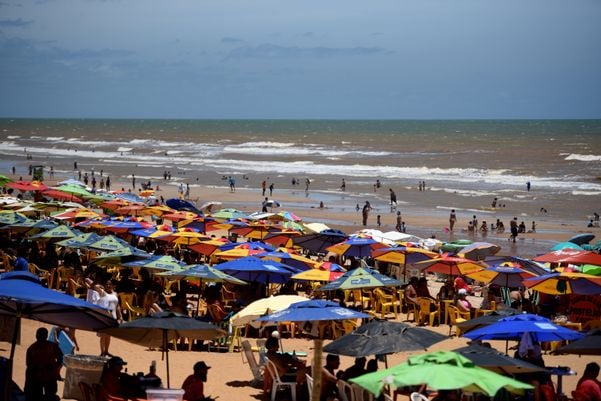 Praia de Guriri, em Linhares