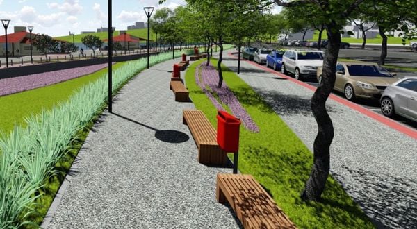 Reurbanização da Curva da Jurema por Divulgação / PMV