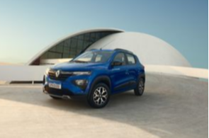 O Renault Kwid ganha também uma nova cor, o azul Blue Iron